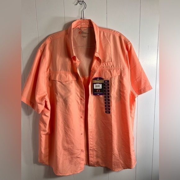 BNWT The American Outdoorsman Short Sleeve Peach Size XXL - Picture 1 of 7